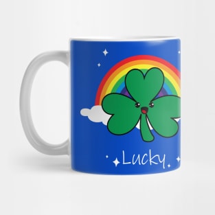 Kawaii Lucky Shamrock Mug